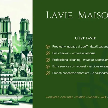 Lavie Maison : Spacious Near Montmartre Apartment